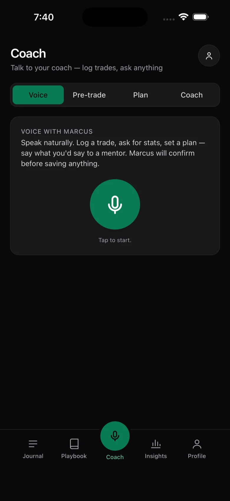 Consistry on iPhone: Voice Coach